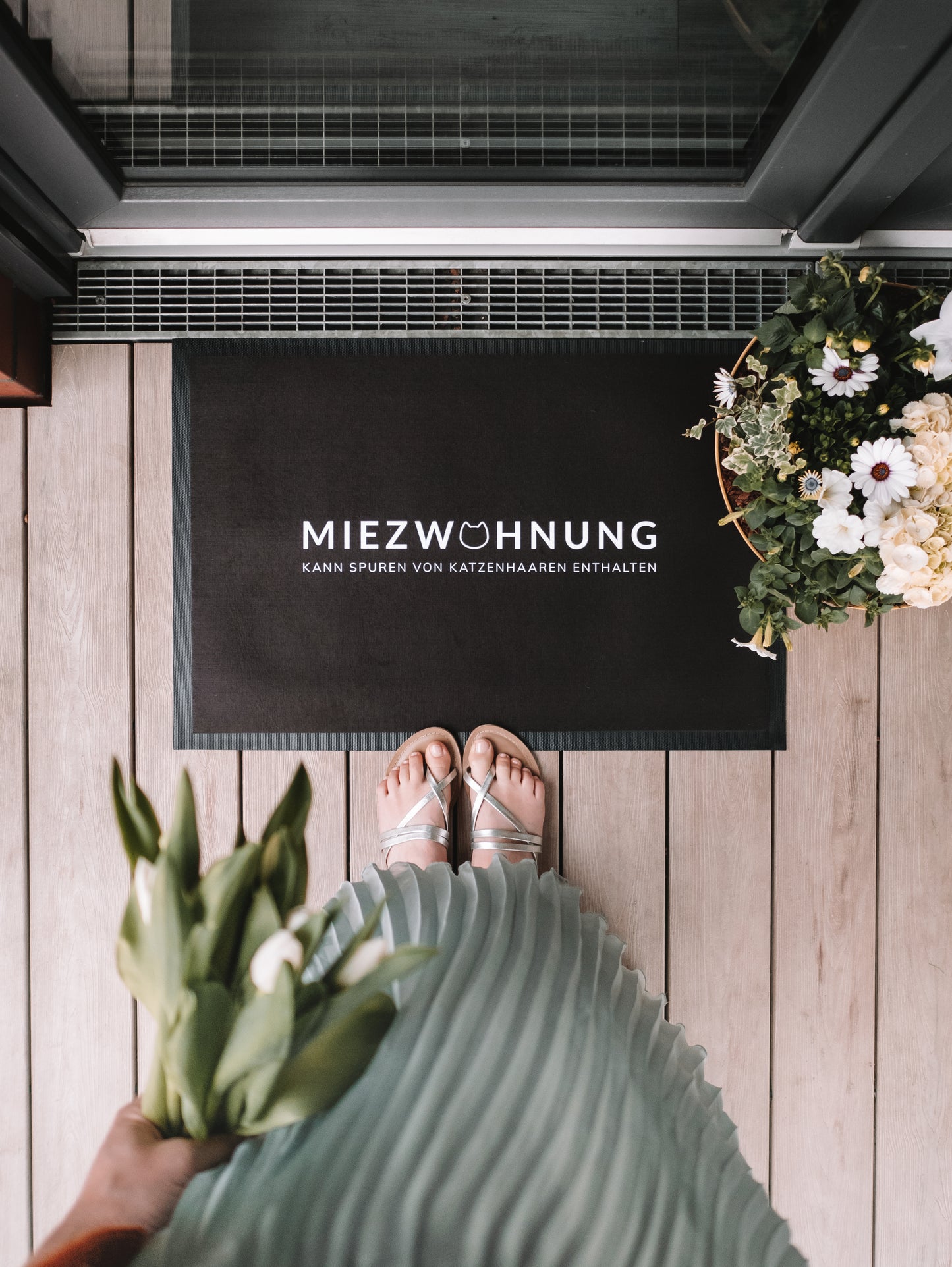 Fussmatte Miezwohnung 75 x 50 cm