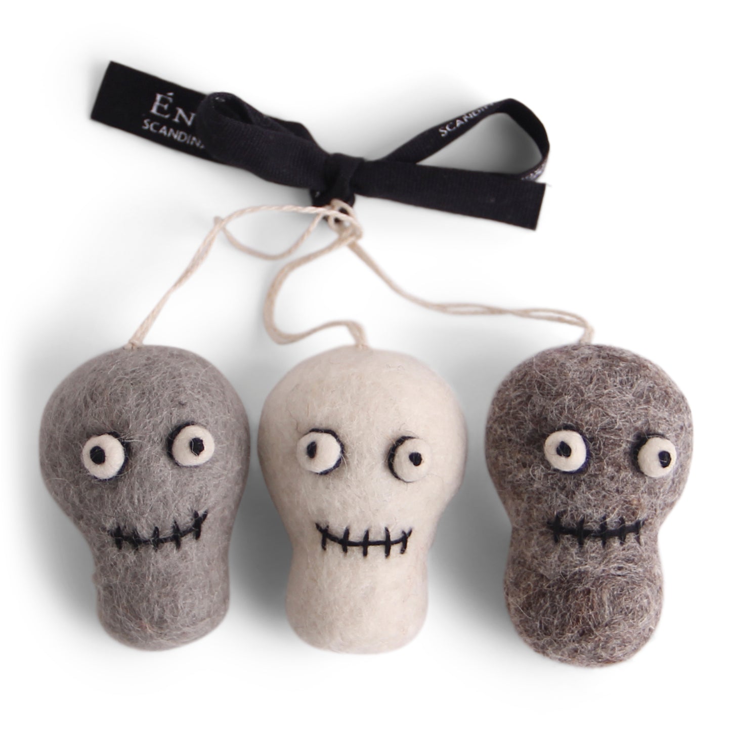 Skelett Gesichter "3er Set"