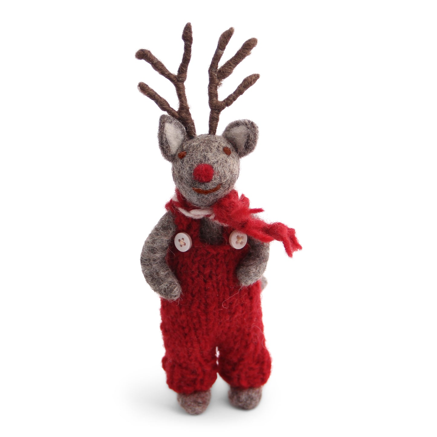 Rudolf grau mit roter Hose