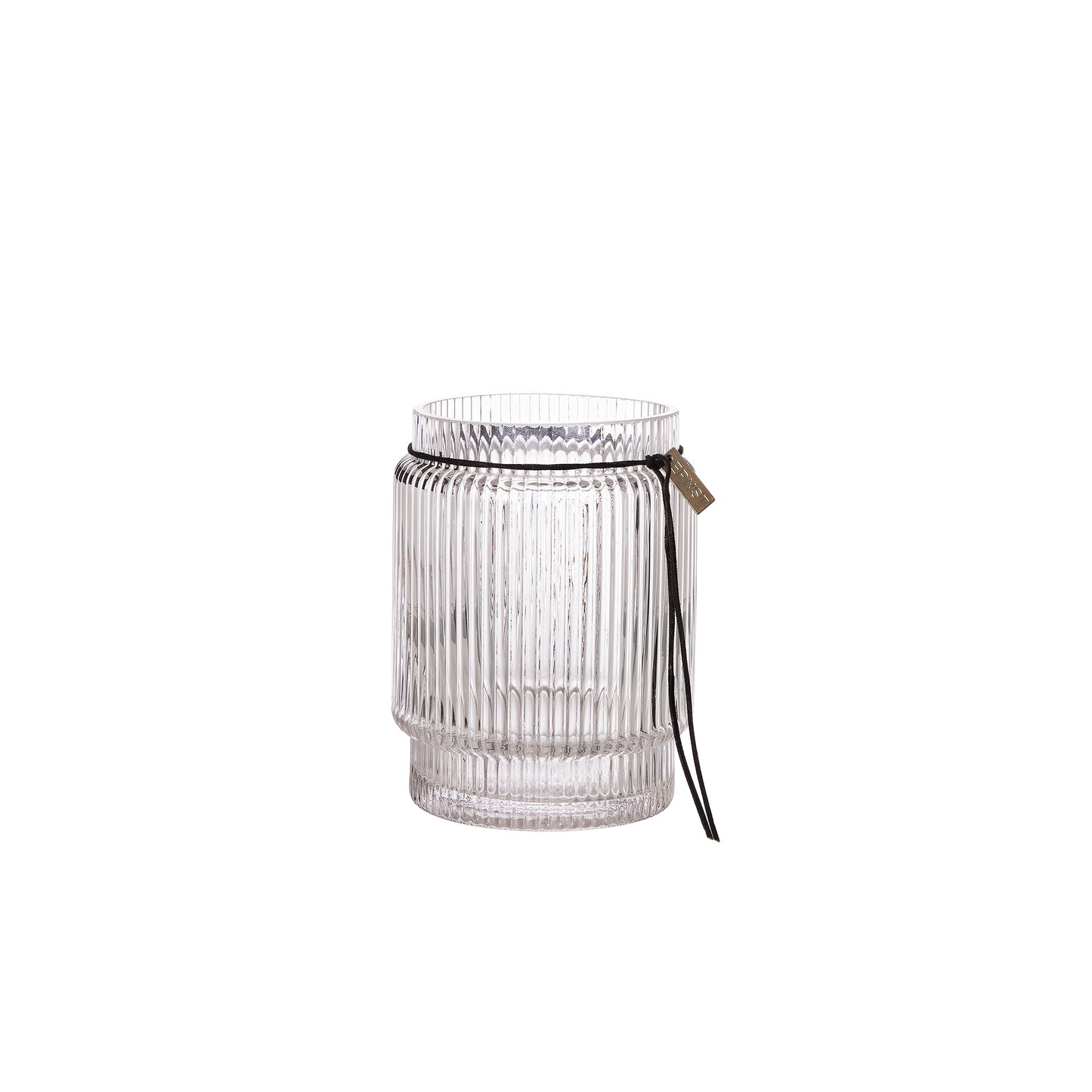 Glasvase ERNST striped glass 8 x 10.8 cm