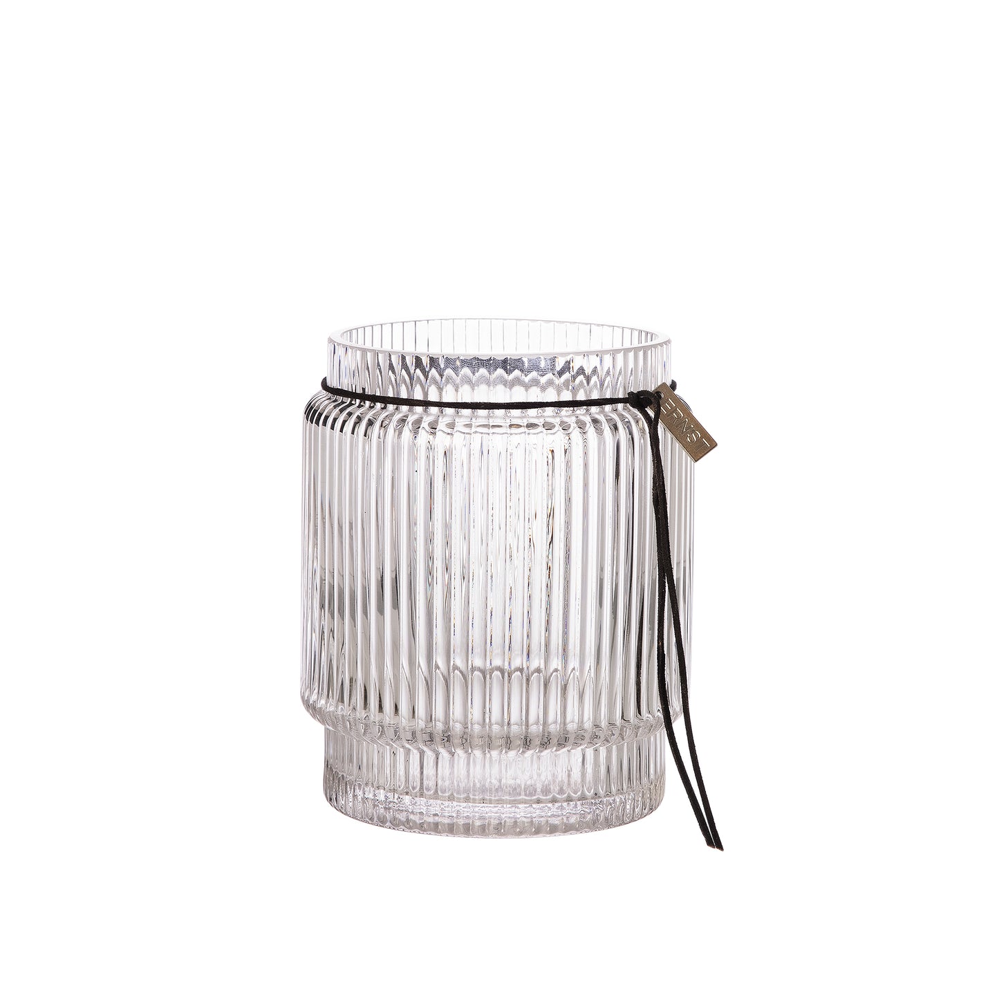 Glasvase ERNST striped glass 12.7 x 14.8 cm