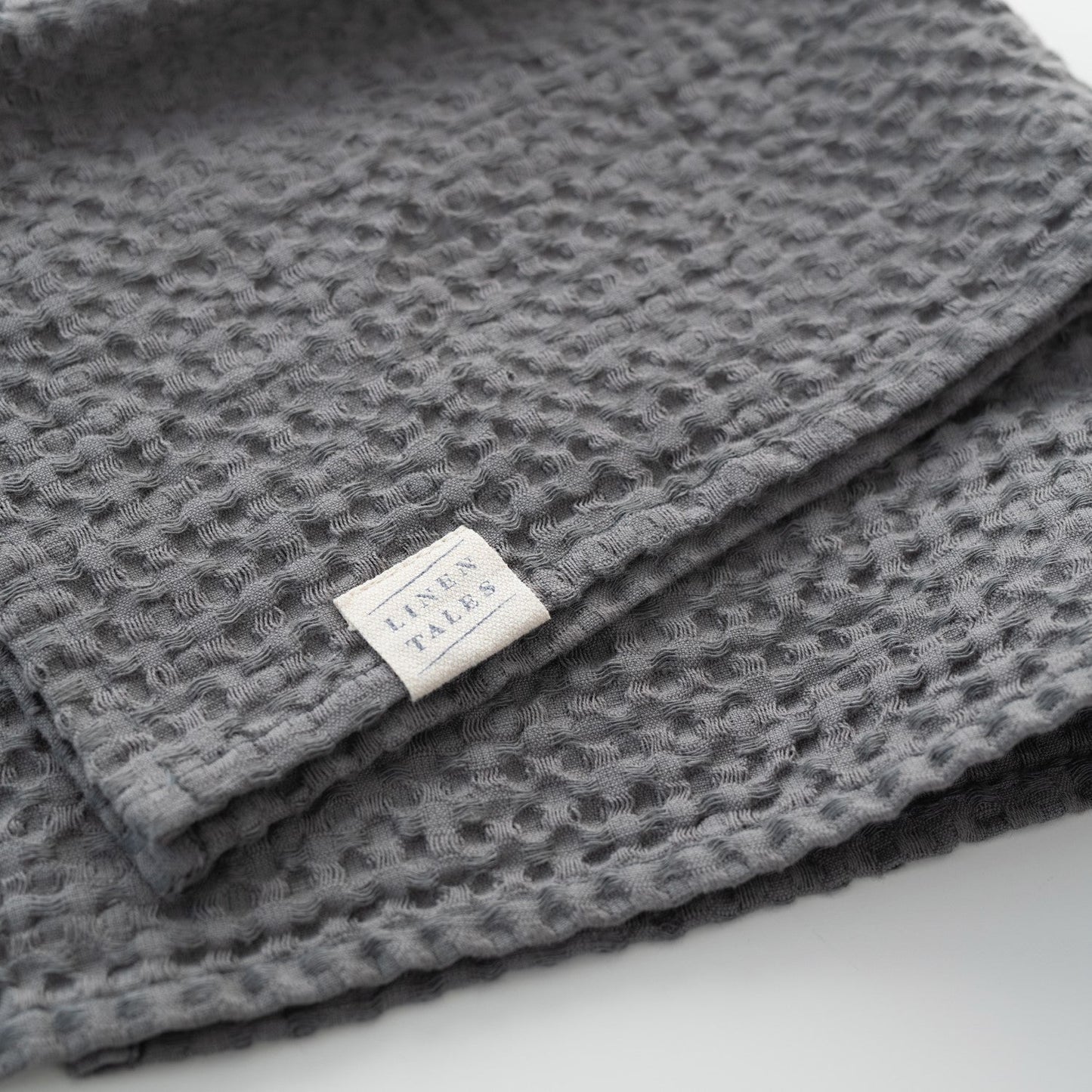 Waffle Towel Dark Grey