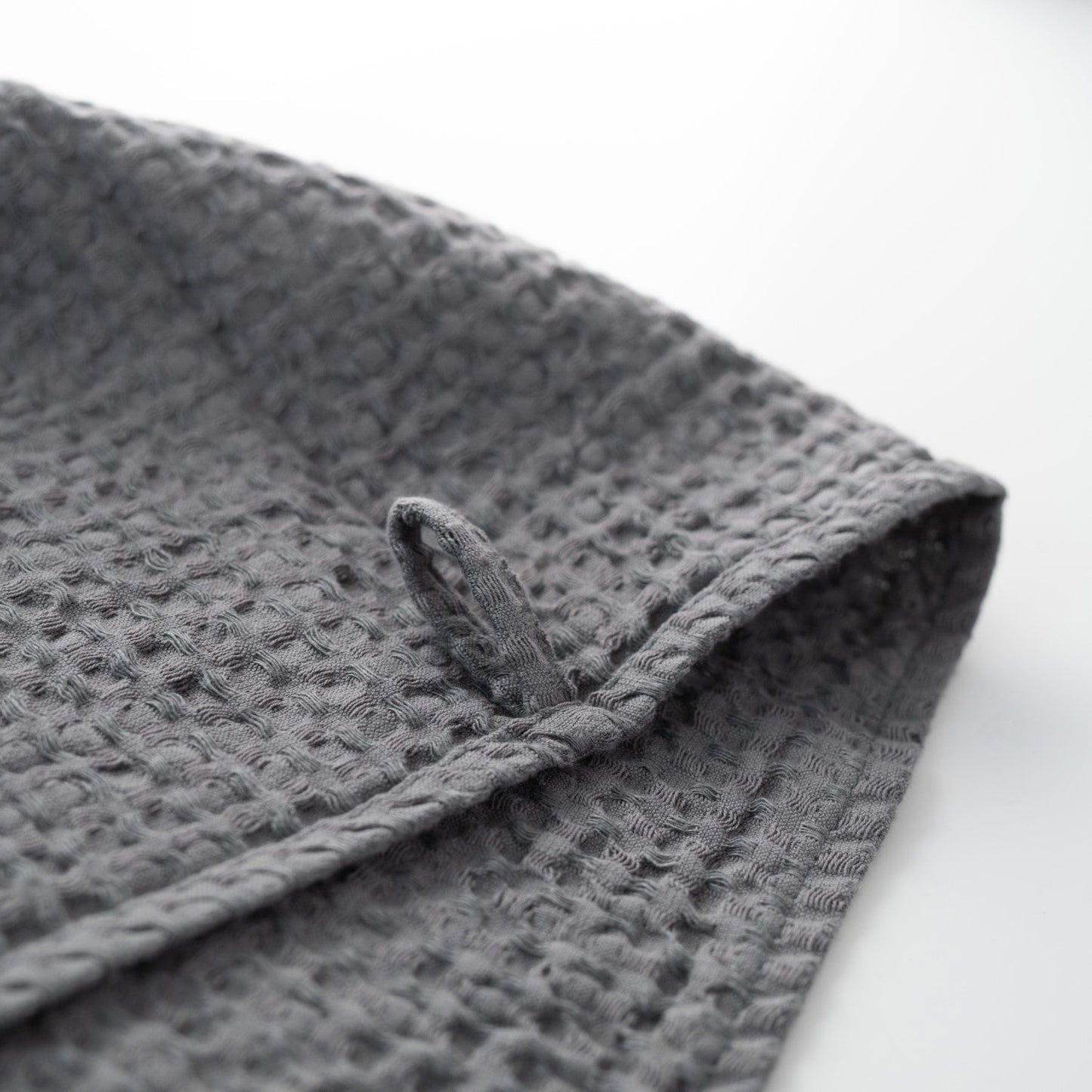 Waffle Towel Dark Grey
