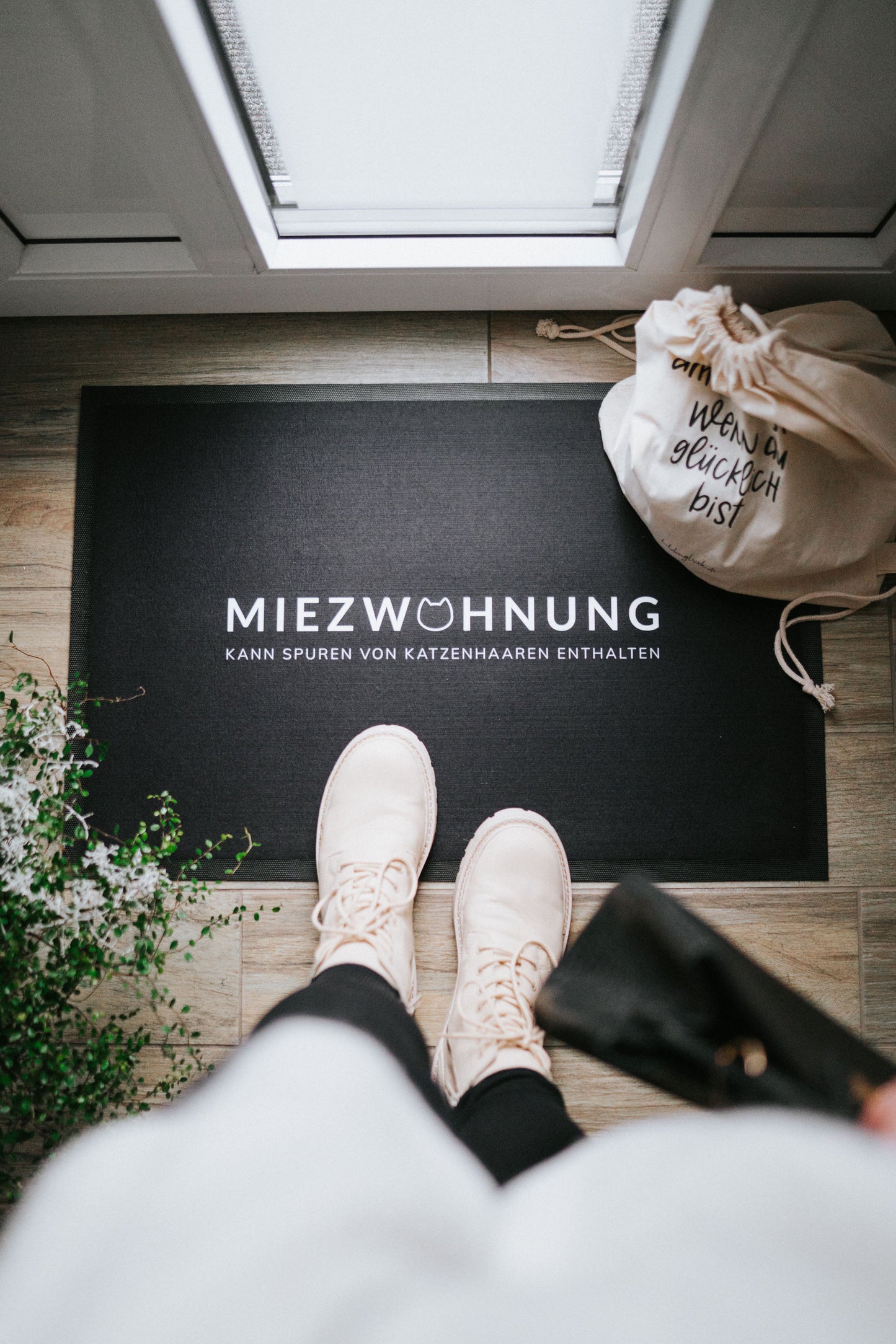 Fussmatte Miezwohnung 75 x 50 cm