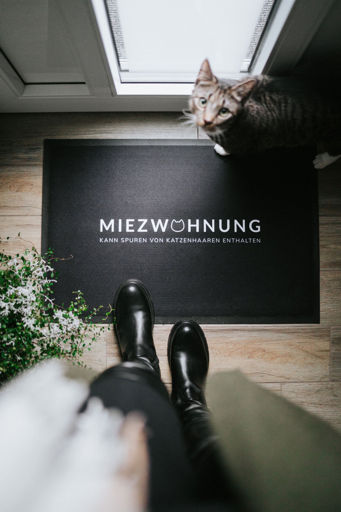 Fussmatte Miezwohnung 75 x 50 cm
