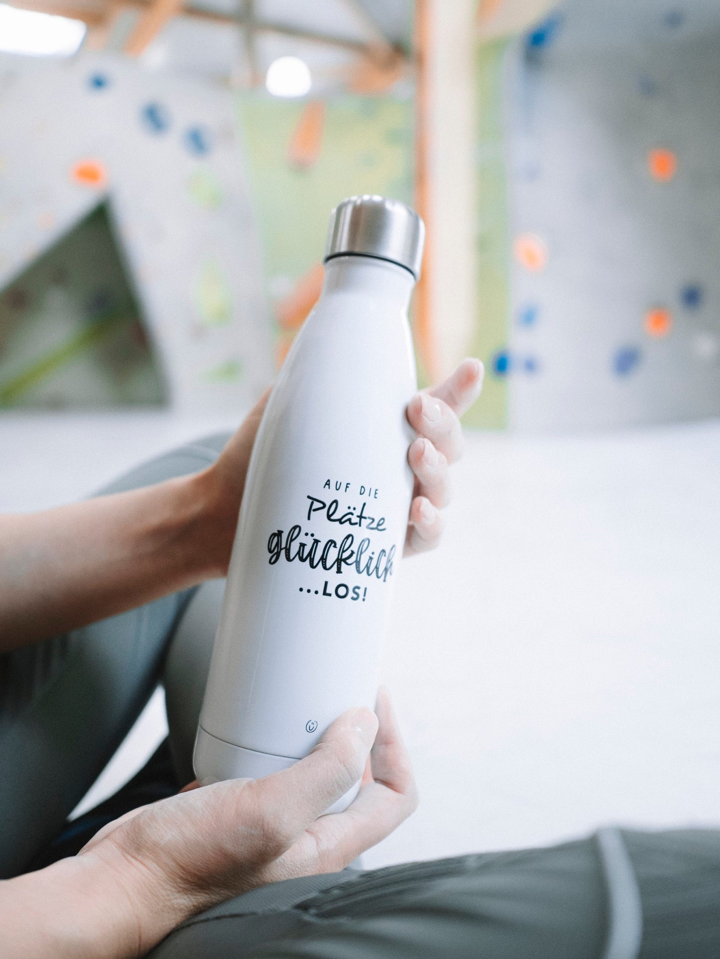Thermosflasche "Auf die Plätze"