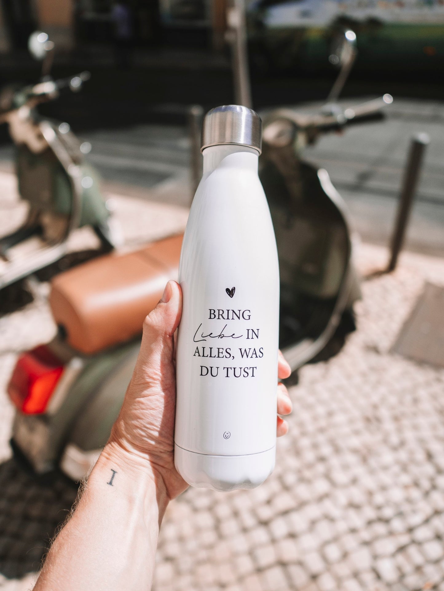 Thermosflasche "Bring Liebe in alles"
