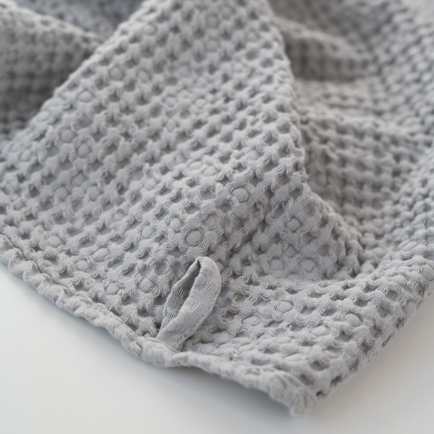 Waffle Towel Light Grey