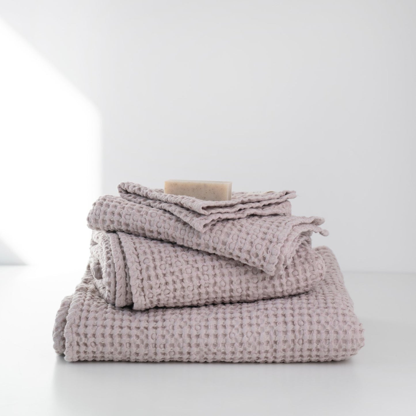 Waffle Towel Powder Rose
