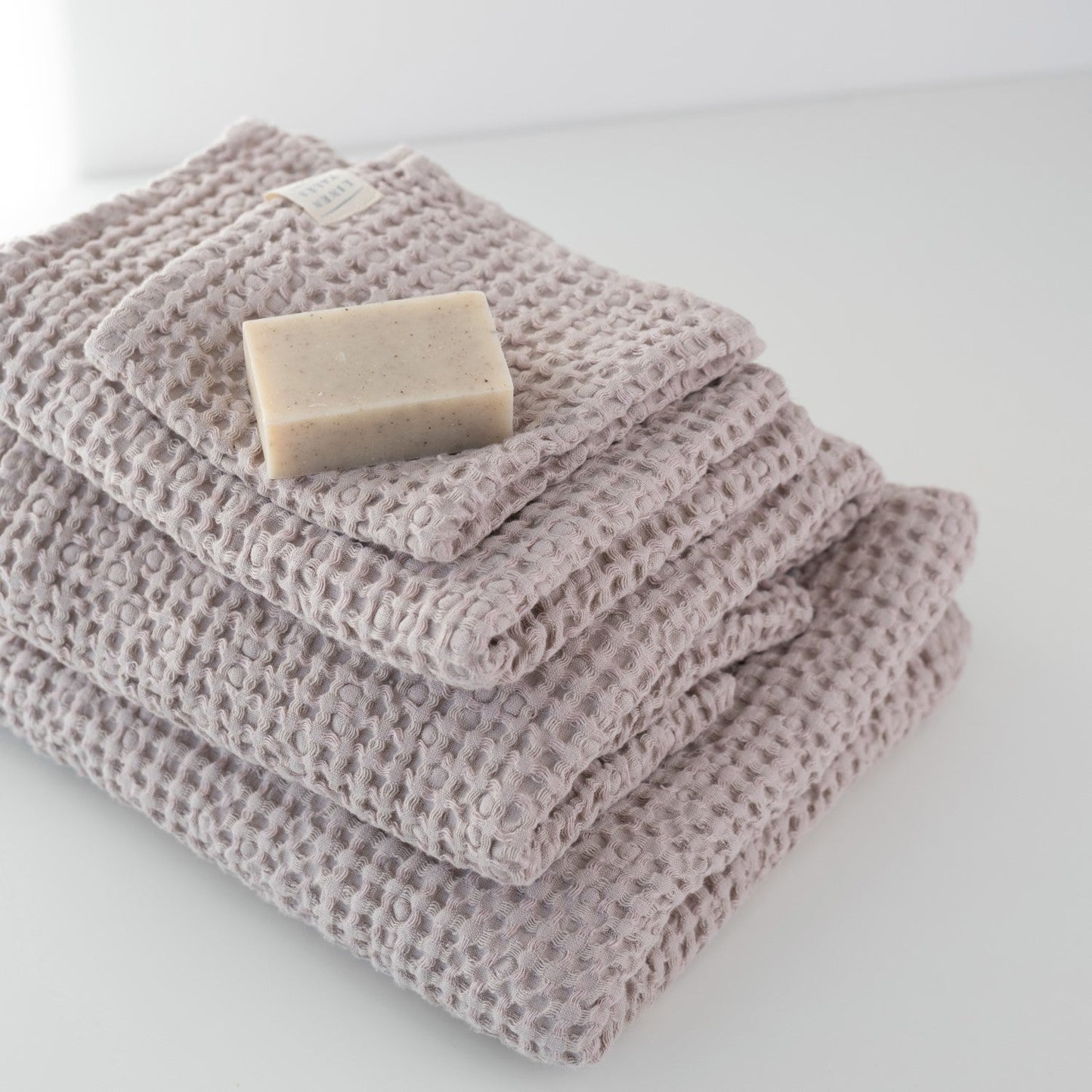 Waffle Towel Powder Rose