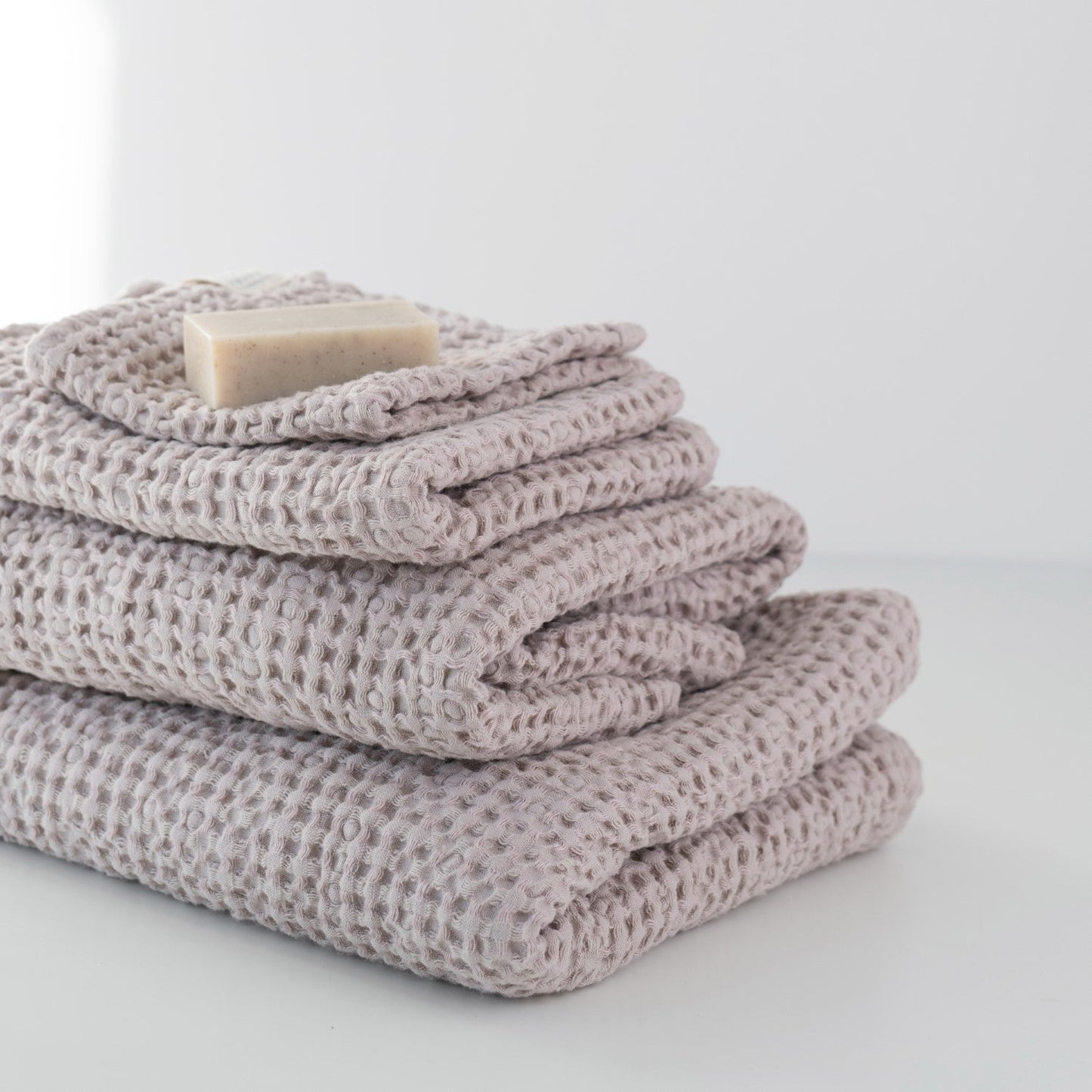 Waffle Towel Powder Rose