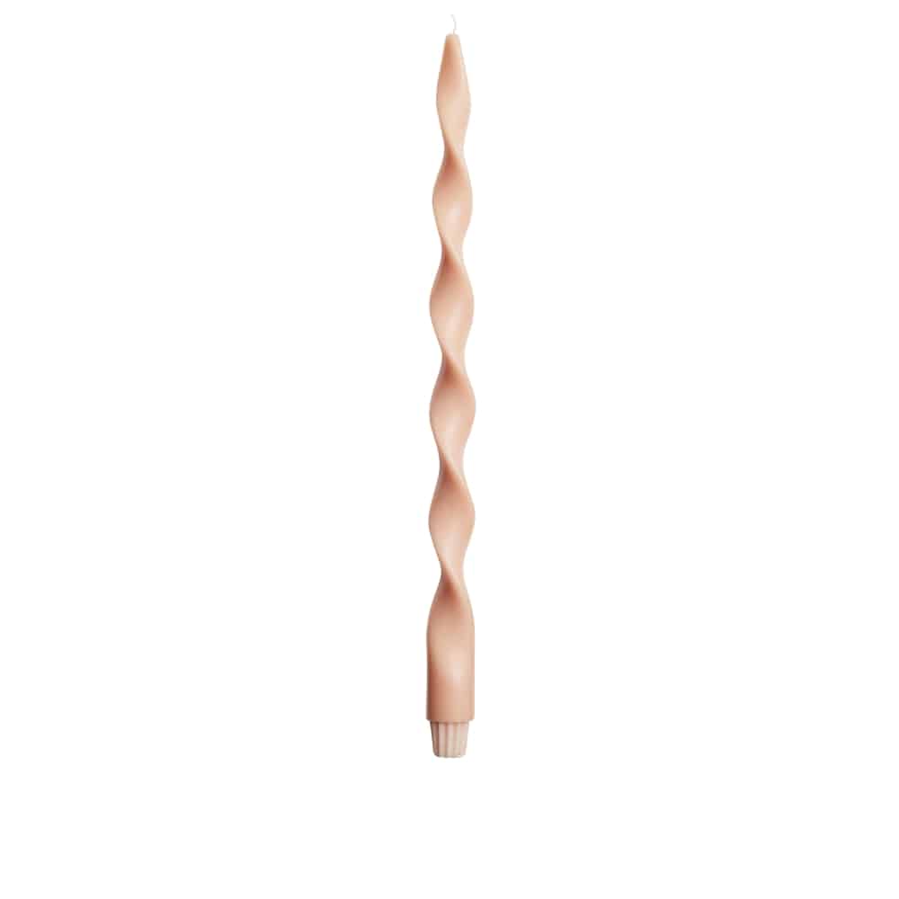 Spiralkerze Peach