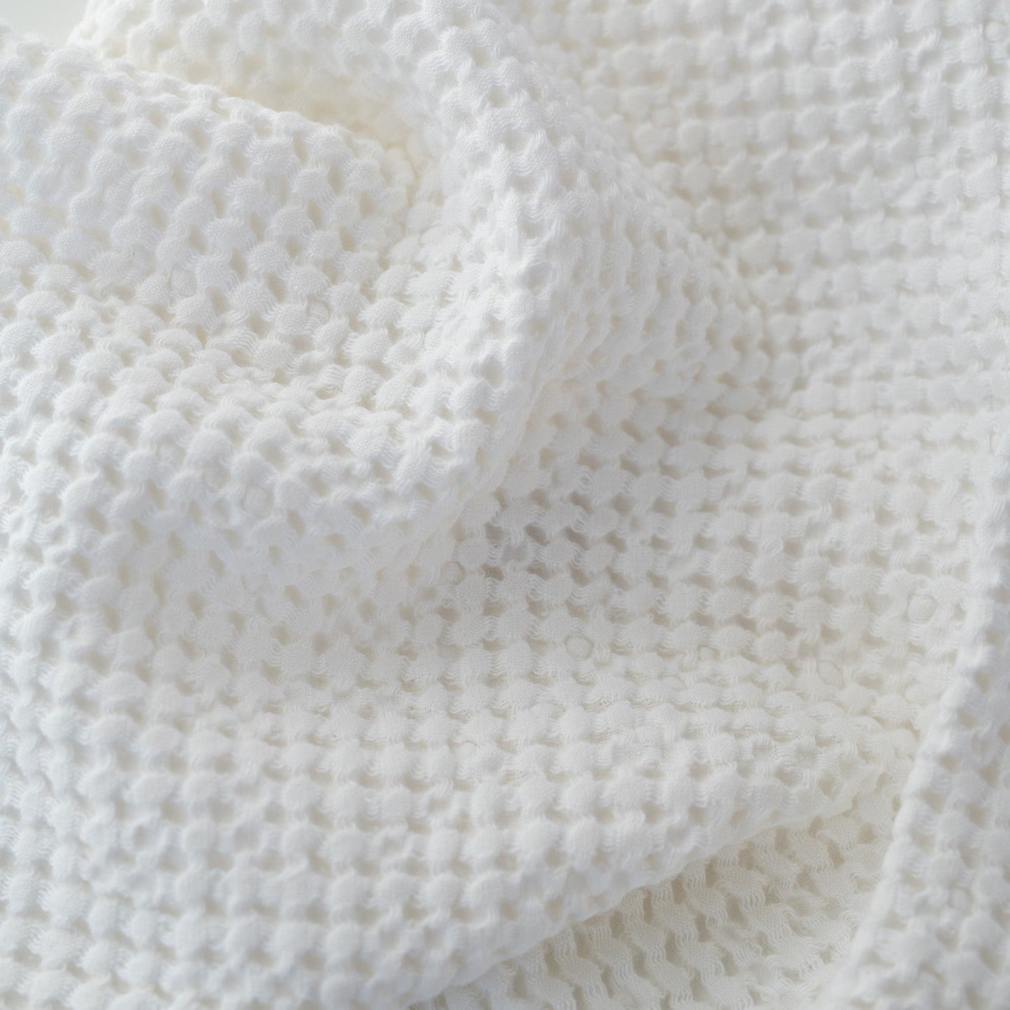 Waffle Towel White Linen