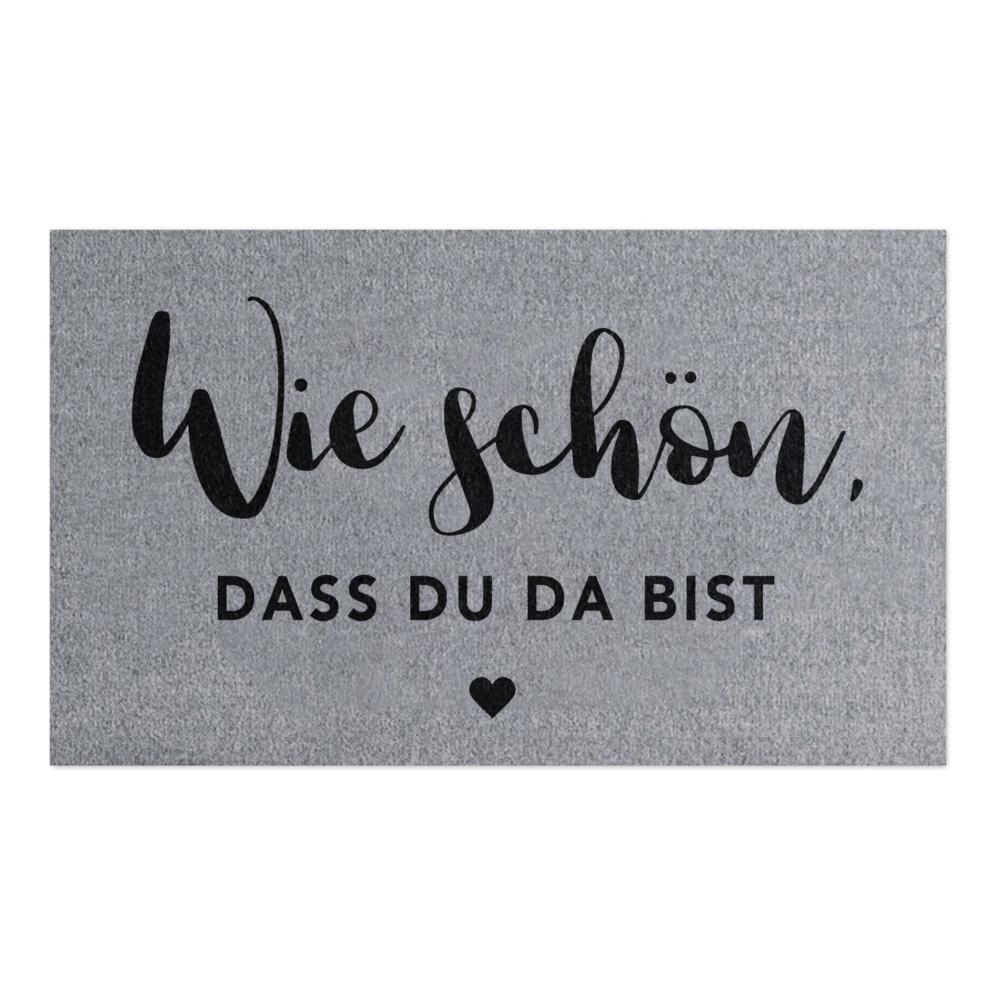 Fussmatte Wie schön 75 x 45 cm