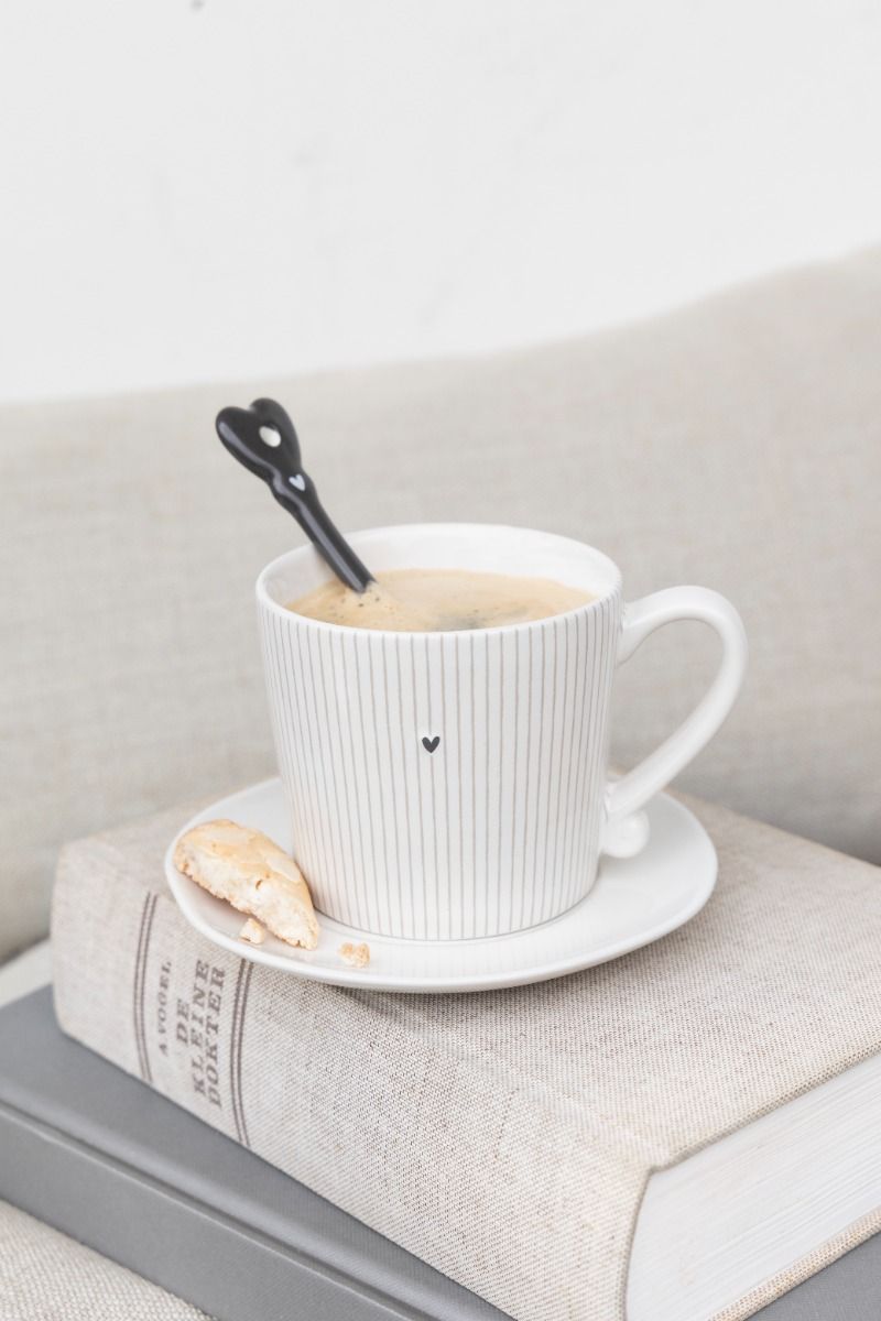 Kaffee Tasse gestreift