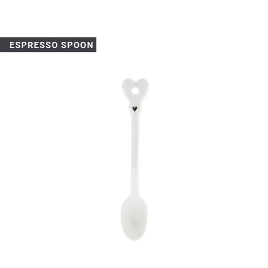 Espresso Löffel weiss 10 cm