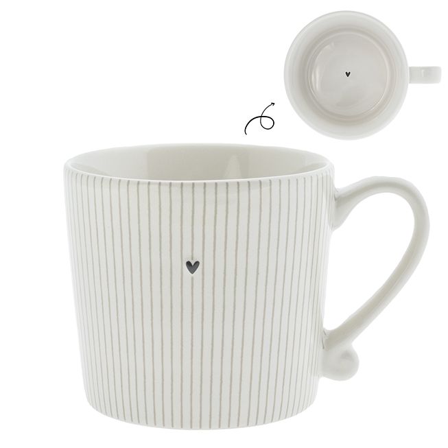 Kaffee Tasse gestreift