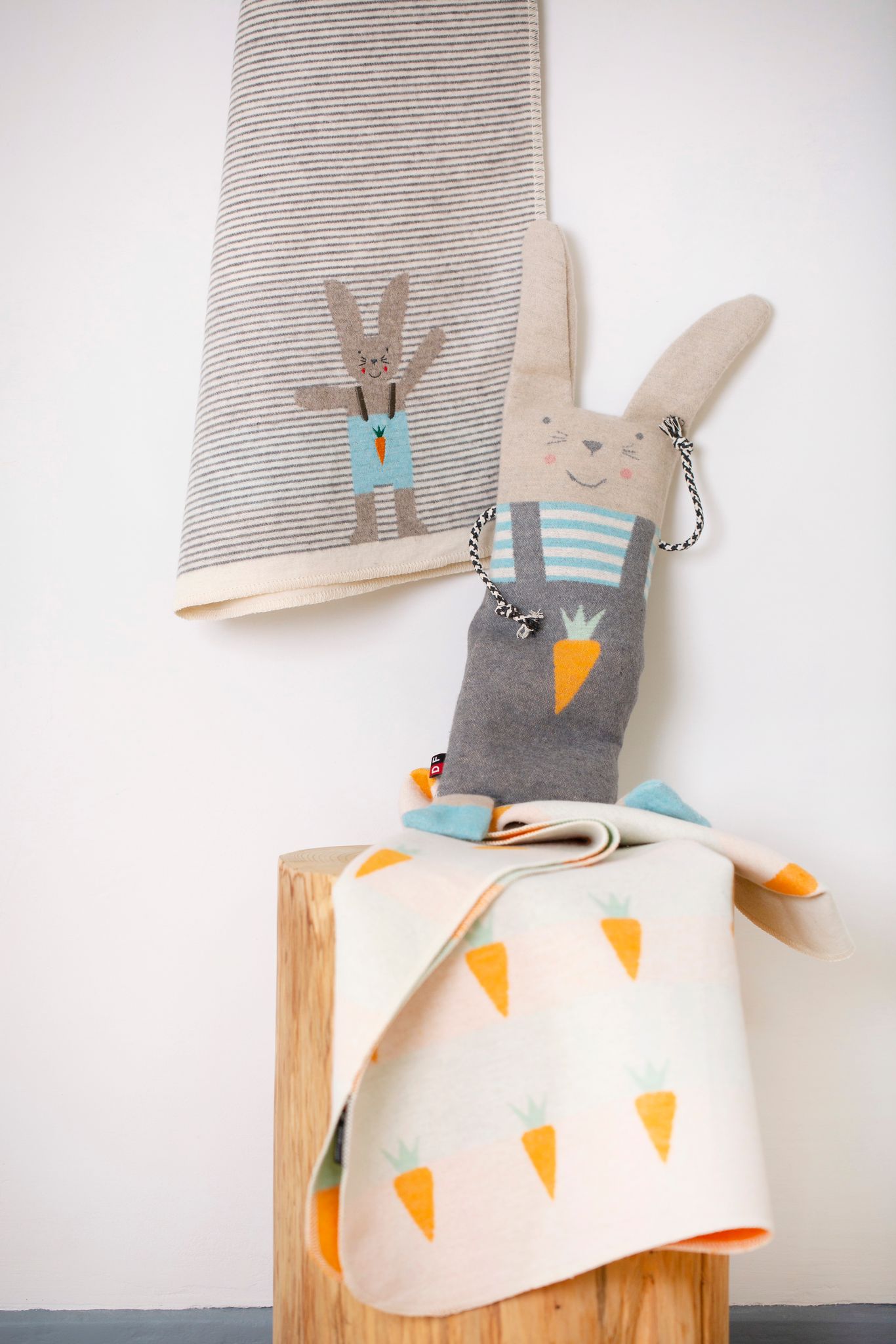 Hase - Decke in Puppe