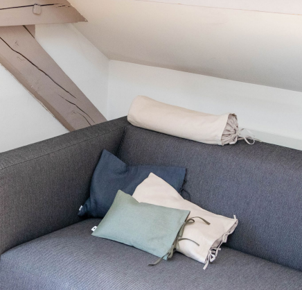Naturkissen Hirsespreu beige