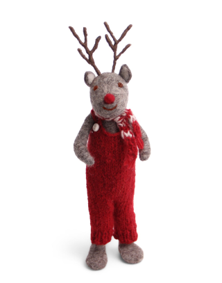Rudolf grau mit roter Hose