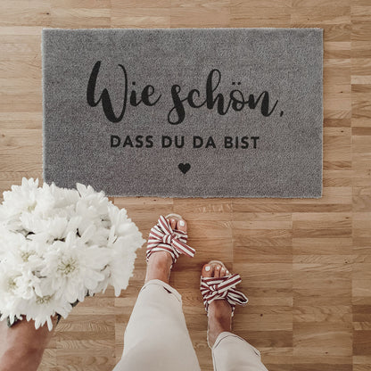 Fussmatte Wie schön 75 x 45 cm
