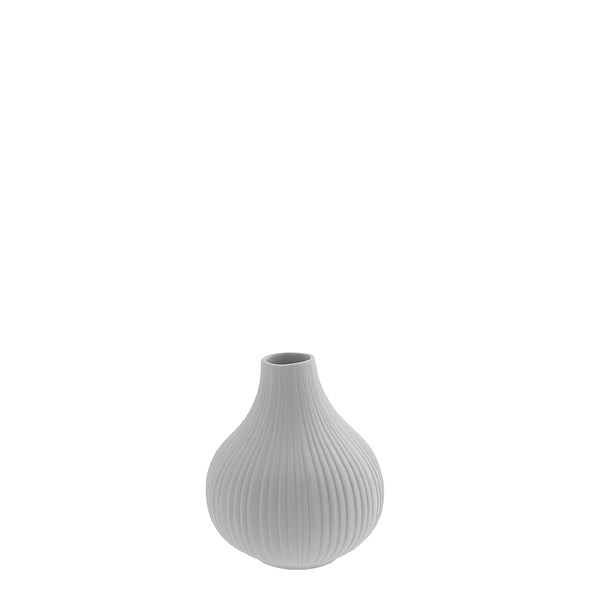Vase Storefactory hellgrau klein 7 x 9 cm